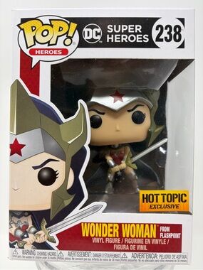 WONDER WOMAN  "From Flashpoint" 238 Funko POP! Vinyl Figure HT EXCLUSIVE 2018